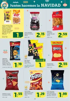Vista previa HiperDino folleto válido desde el 25.11.2025 | Página: 20 | Productos: Καλτσάκια μισά, Frutos secos