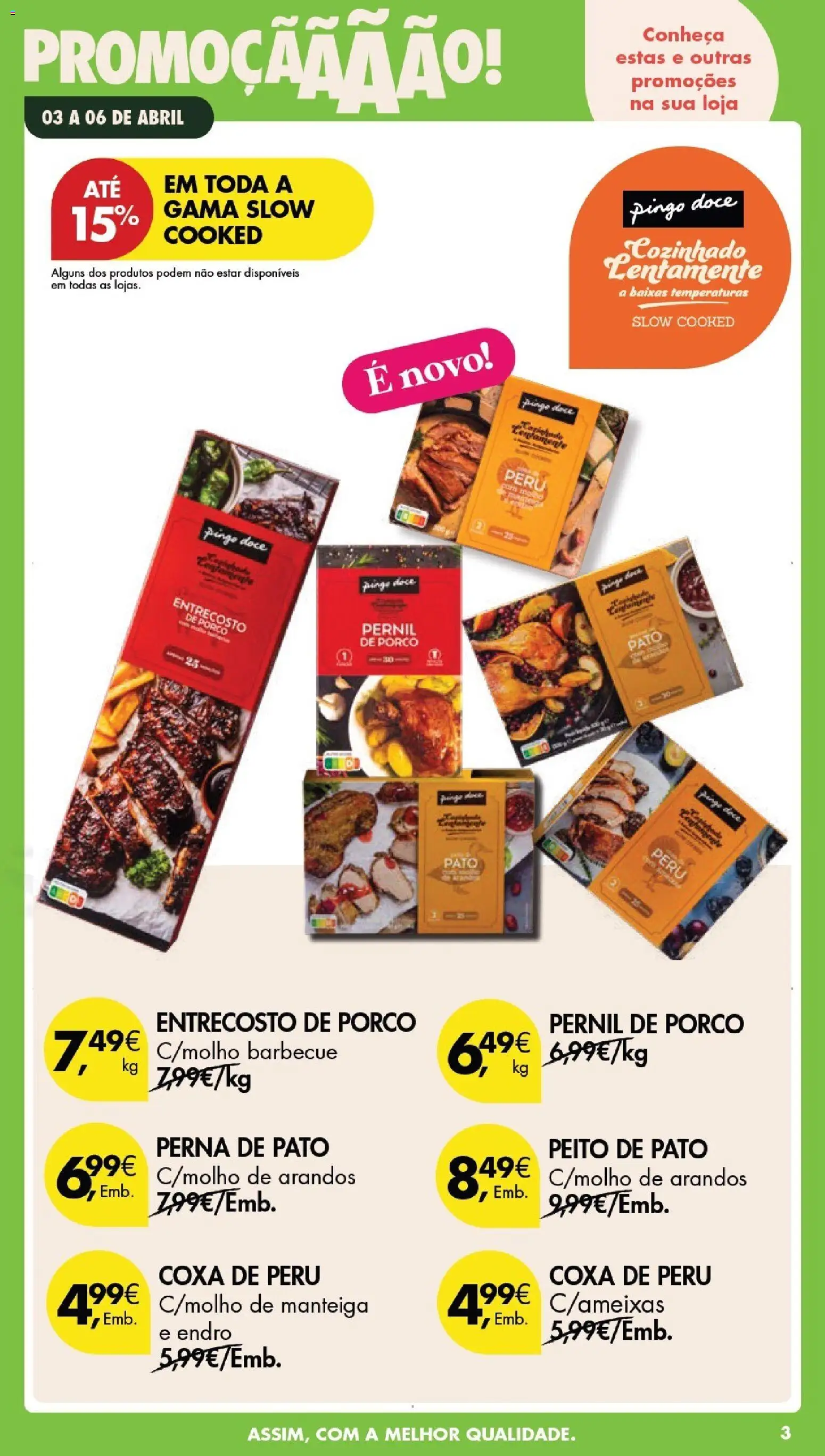 Pingo Doce Poupe este Fim de Semana │ válido de 03.04.2026 | Página: 3 | Produtos: Pernil, Peru, Manteiga