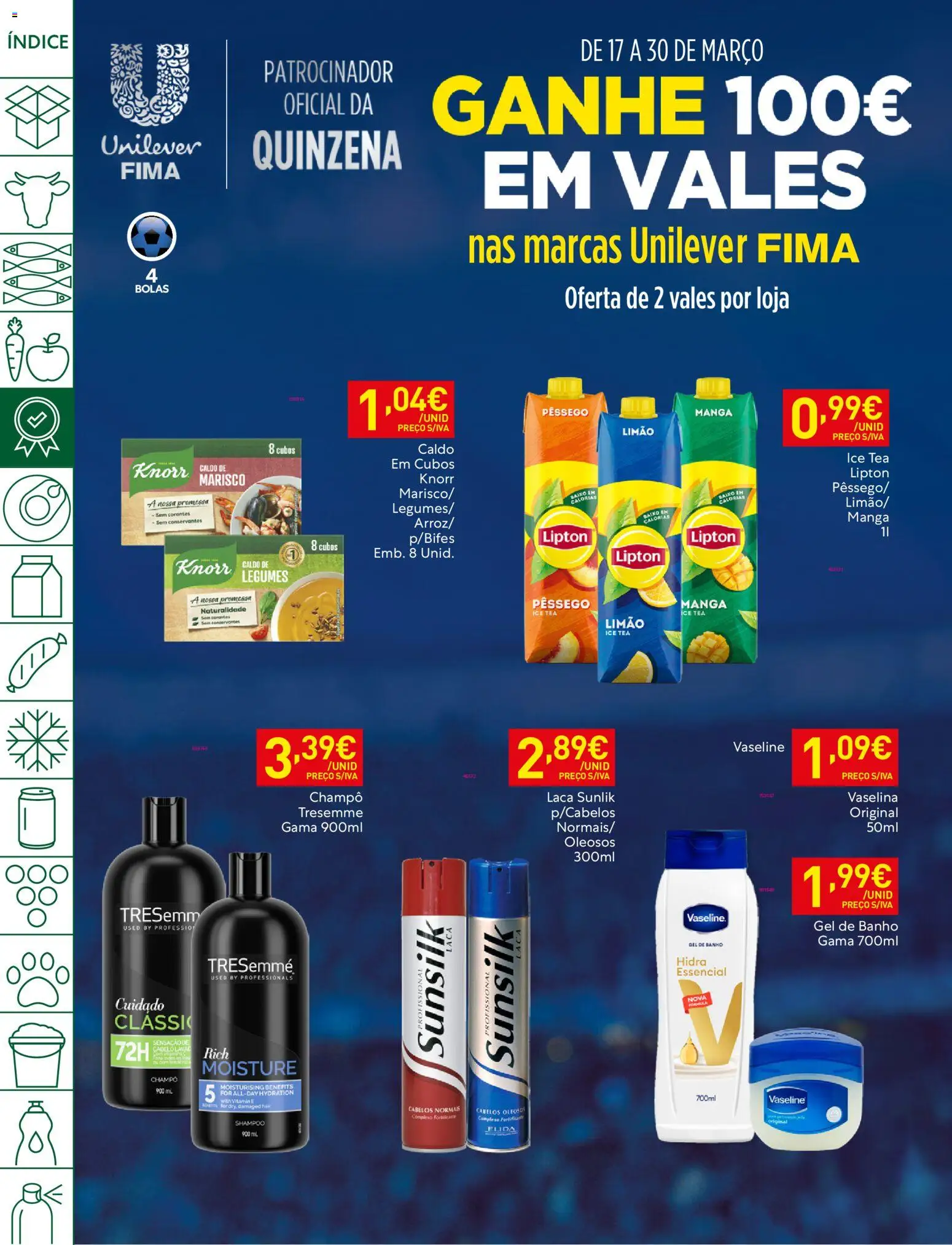 Recheio folheto │ válido de 17.03.2026 | Página: 40 | Produtos: Shampoo, Knorr, Gel de banho, Banho