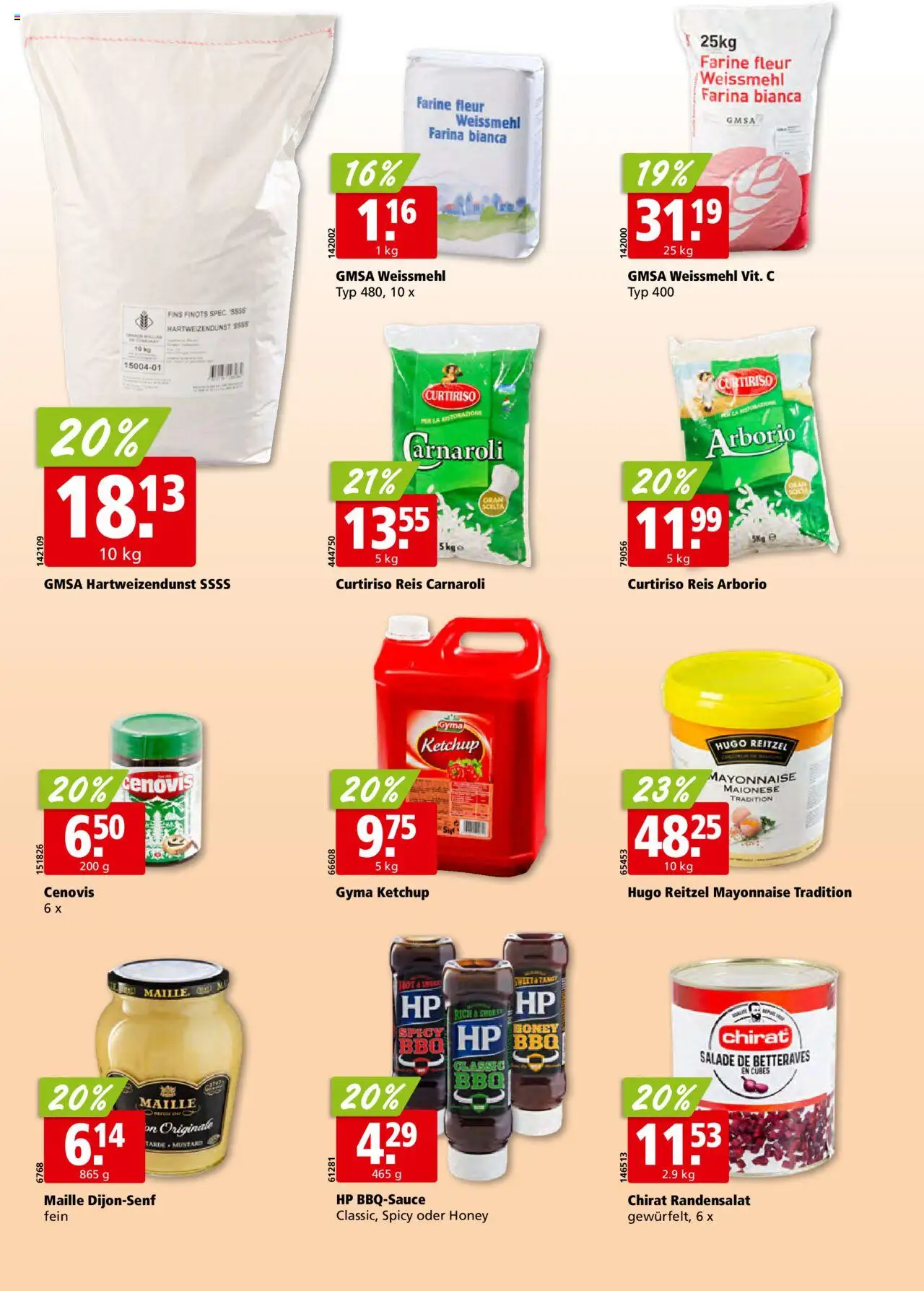 Aligro Aktionen - Chavannes, Matran, Genf, Sitten ab 02.06.2025 | Seite: 22 | Produkte: Reis, Ketchup, Mayonnaise, HP