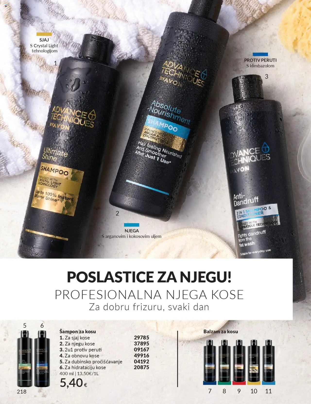 Avon katalog | vrijedi od 30.09.2025 | Stranica: 218 | Proizvodi: Šampon