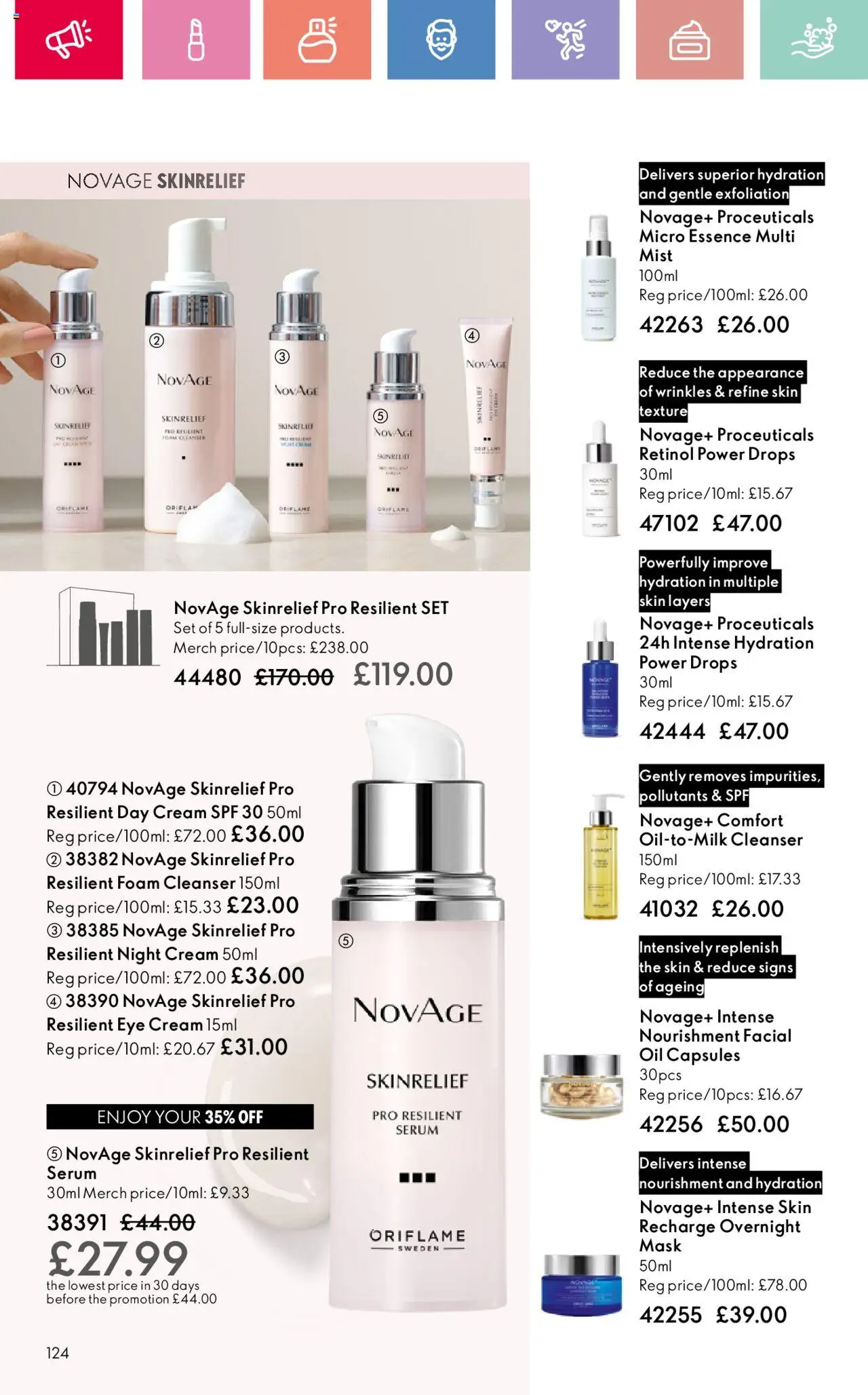 | Page: 124 | Products: Mask, Oil, Cream