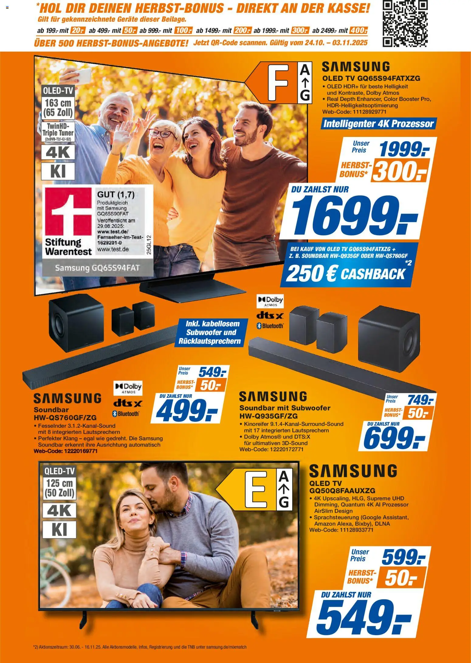 Expert - Black Friday – gültig ab 31.10.2025 | Seite: 9 | Produkte: Samsung, Soundbar, TV