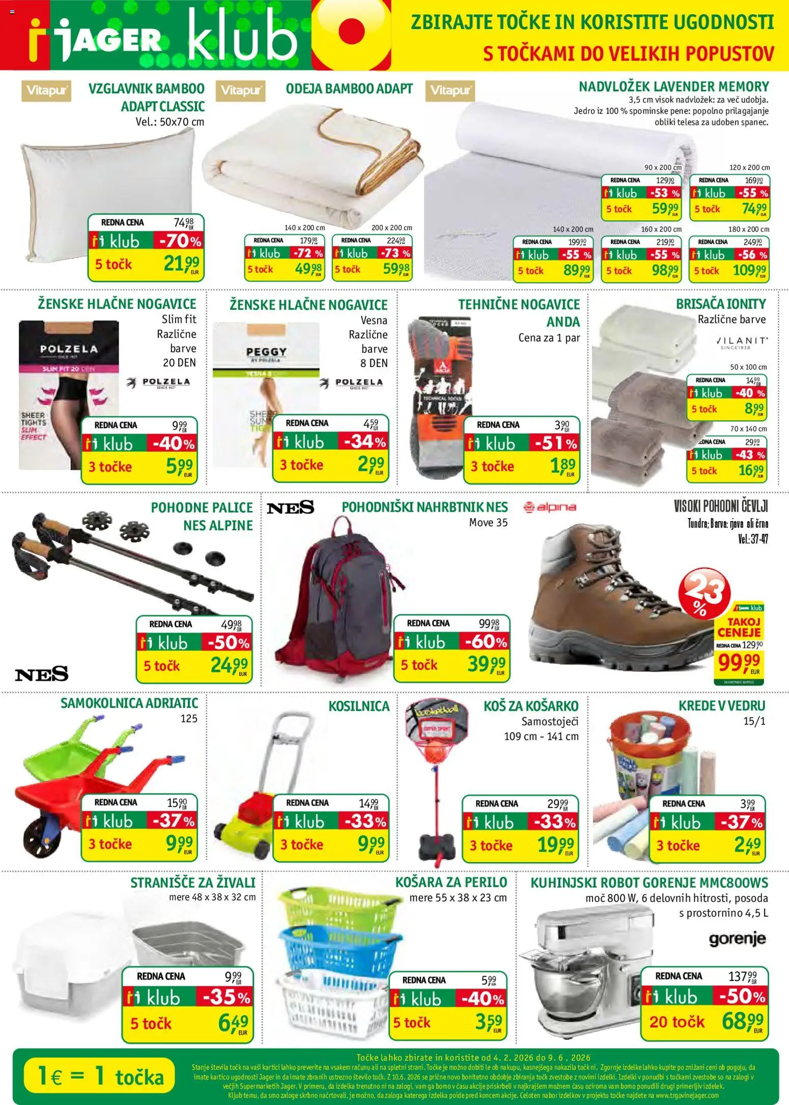 Novi Jager katalog ponudbe – veljaven od 25.03.2026 | Stran: 3 | Izdelki: Kosilnica, Kos, Barva, Nogavice