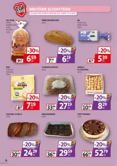 Ofertele Auchan valabile de la 08.04.2026 | Pagină: 4 | Produse: Amandină, Tort, Covrigei, Tiramisu