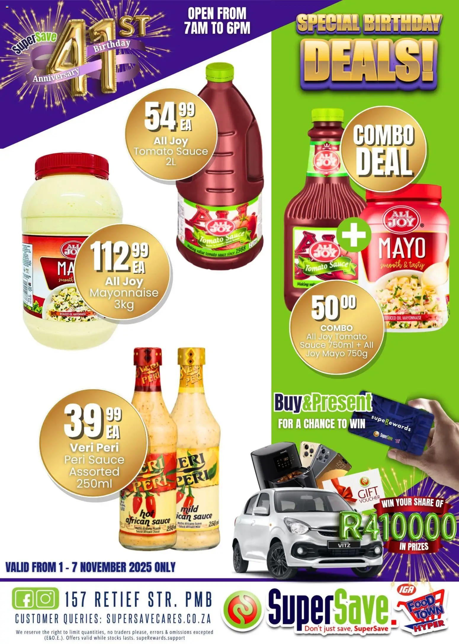 New Super Save catalogue – valid from 31.10.2025 | Page: 102 | Products: Oil, Tomato sauce, Mayonnaise, Sauce