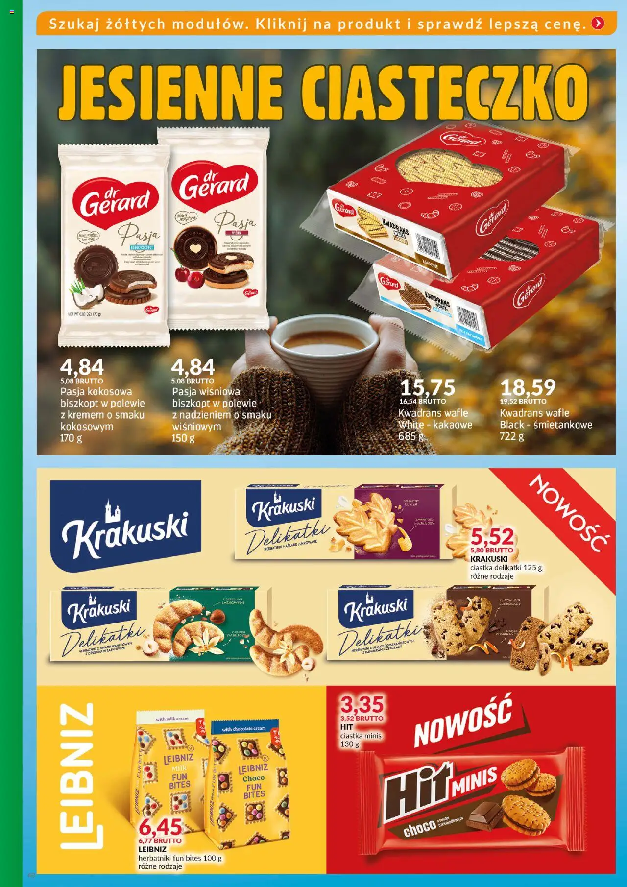Eurocash Gazetka - Katalog Artykułów Spożywczych od 21.09.2025 | Strona: 48 | Produkty: Czekolady, Wafle, Herbatniki, Ciastka