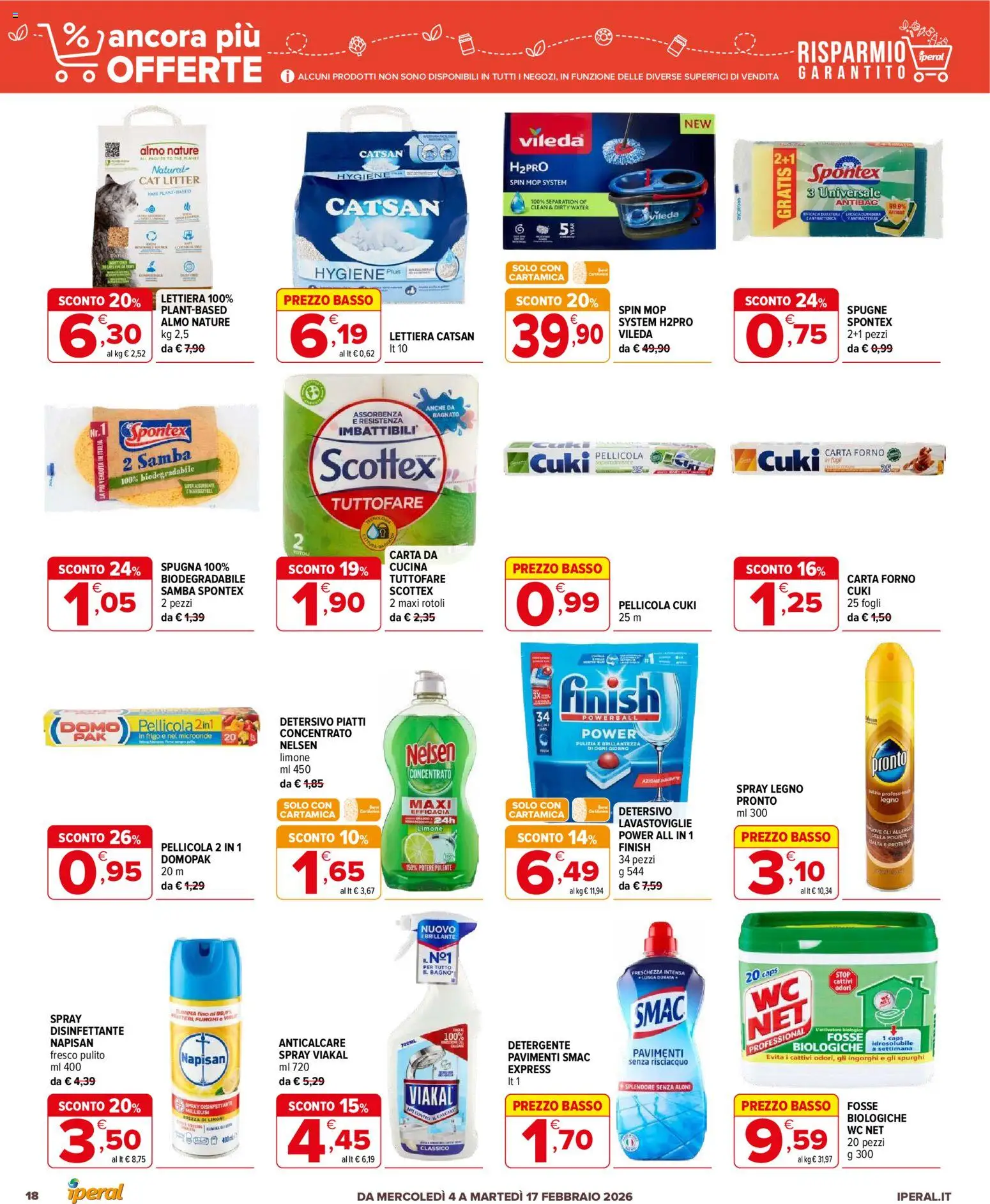 Volantino Iperal del 04.02.2026 | Pagina: 18 | Prodotti: Microonde, Limone, Funghi, Forno