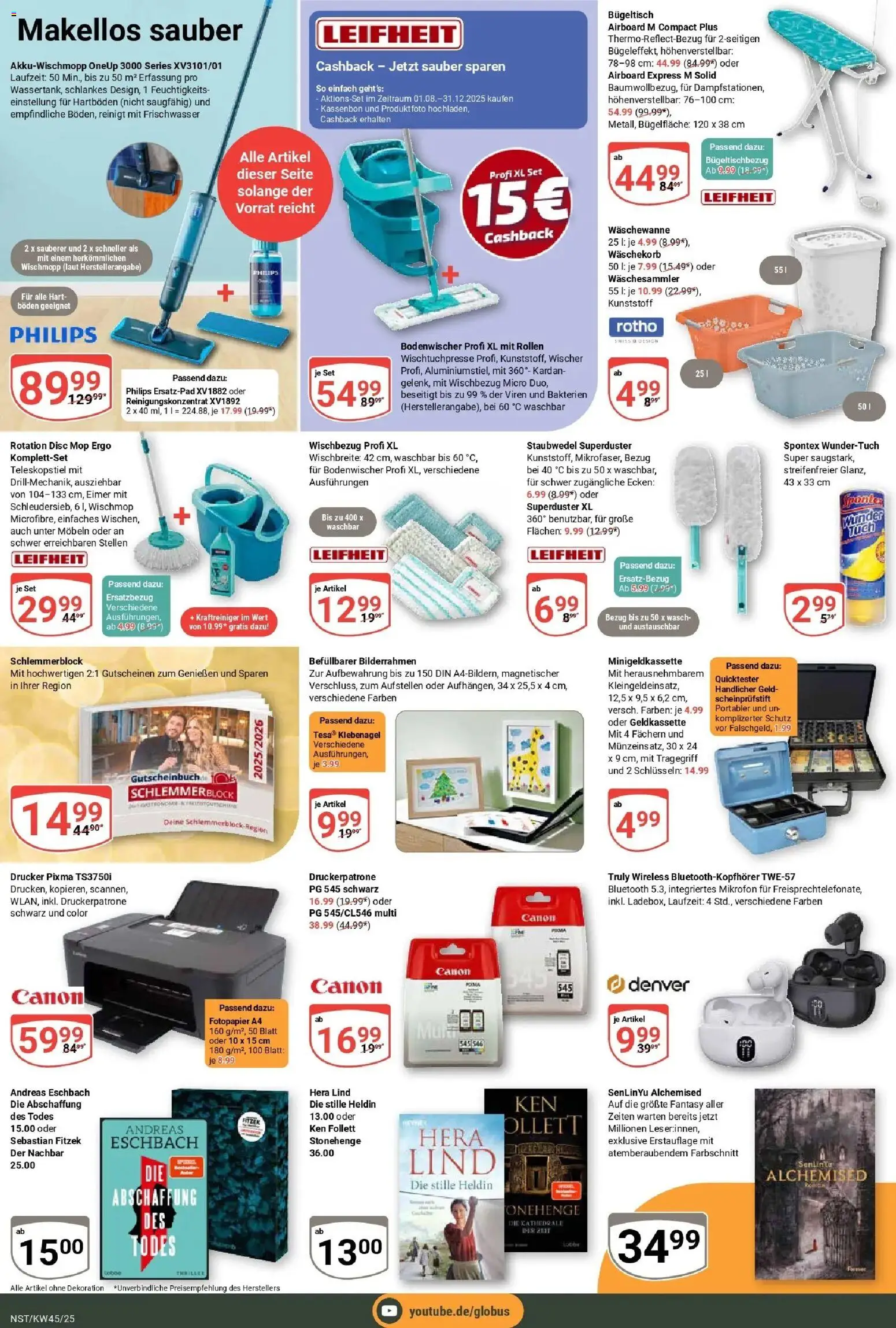 Globus prospekt Neustadt	 – gültig ab 02.11.2025 | Seite: 23 | Produkte: Mikrofon, Philips, Bilderrahmen, Drucker