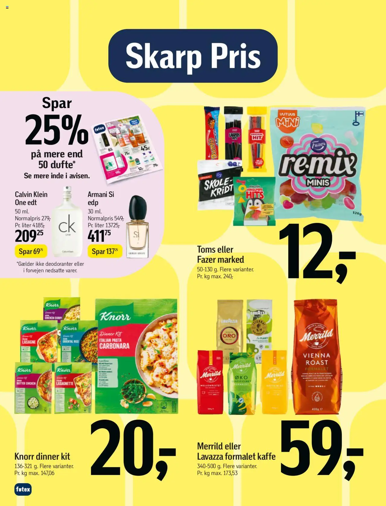 Føtex Tilbudsavis gyldig fra 29.08.2025 | Side: 6 | Produkter: Kaffe, Pasta, Vingummi, Carpete