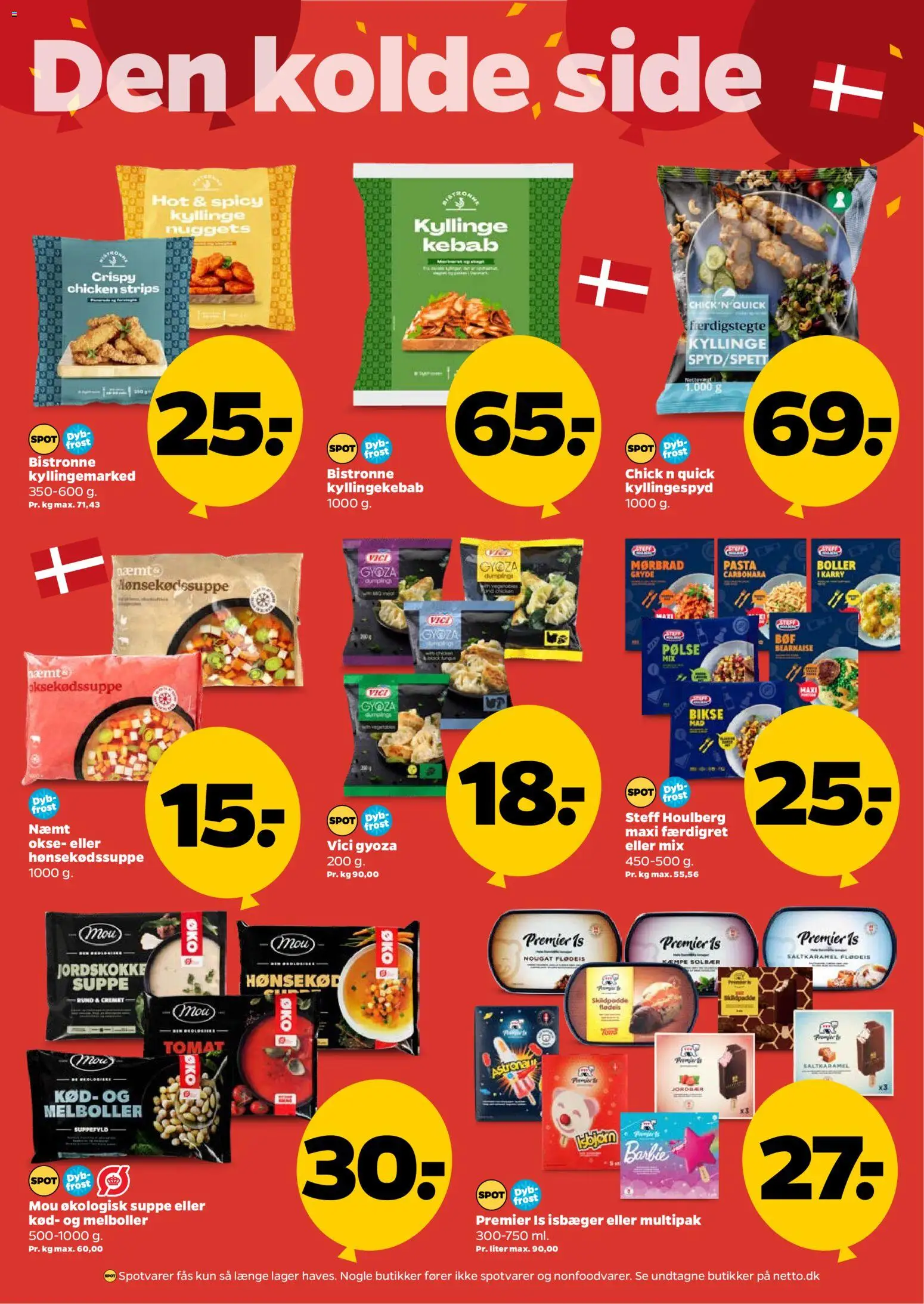 Netto tilbudsavis – gyldig fra 27.02.2026 | Side: 18 | Produkter: Pasta, Flødeis, Kebab, Suppe