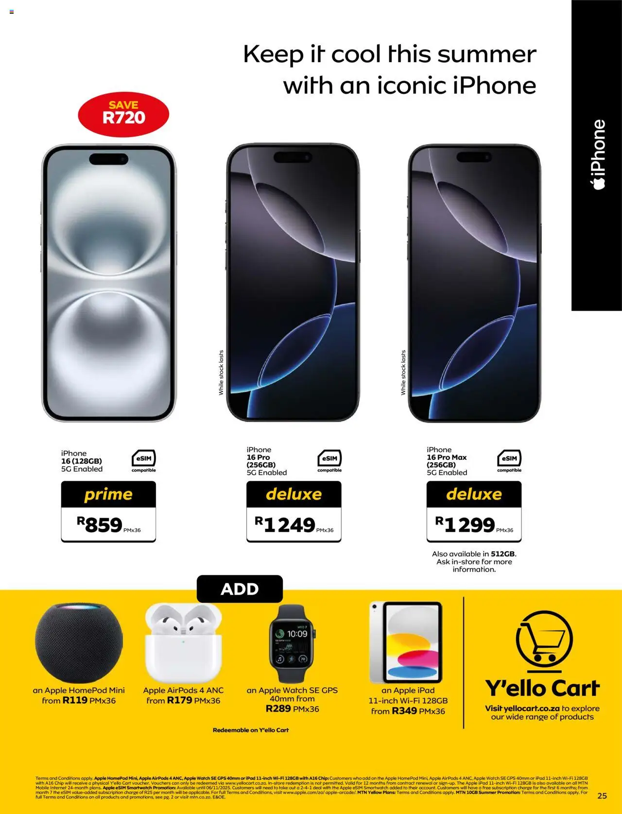 New MTN catalogue – valid from 07.10.2025 | Page: 25 | Products: Watch, Smartwatch, Stock