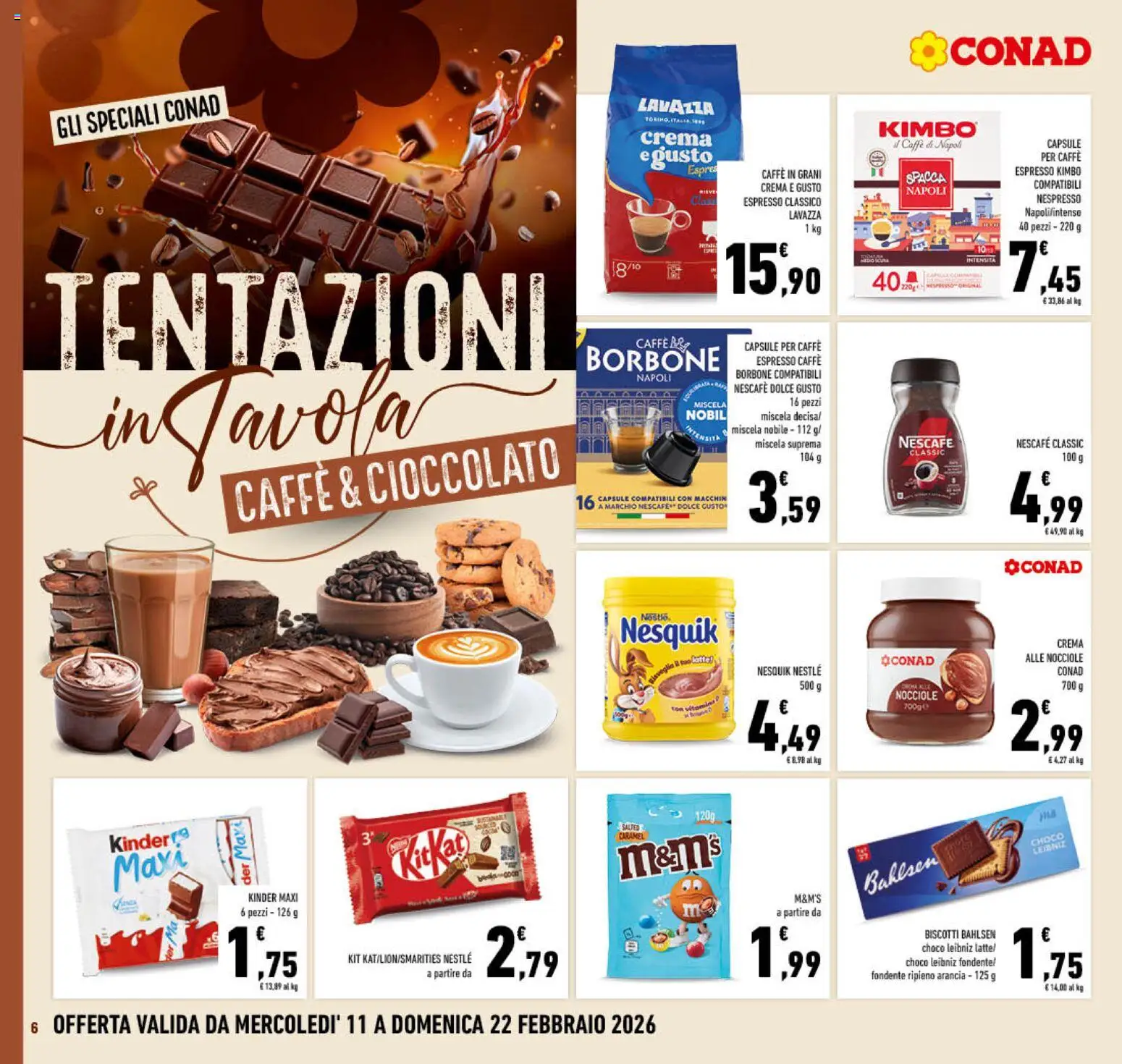 Volantino Conad del 11.02.2026 | Pagina: 6