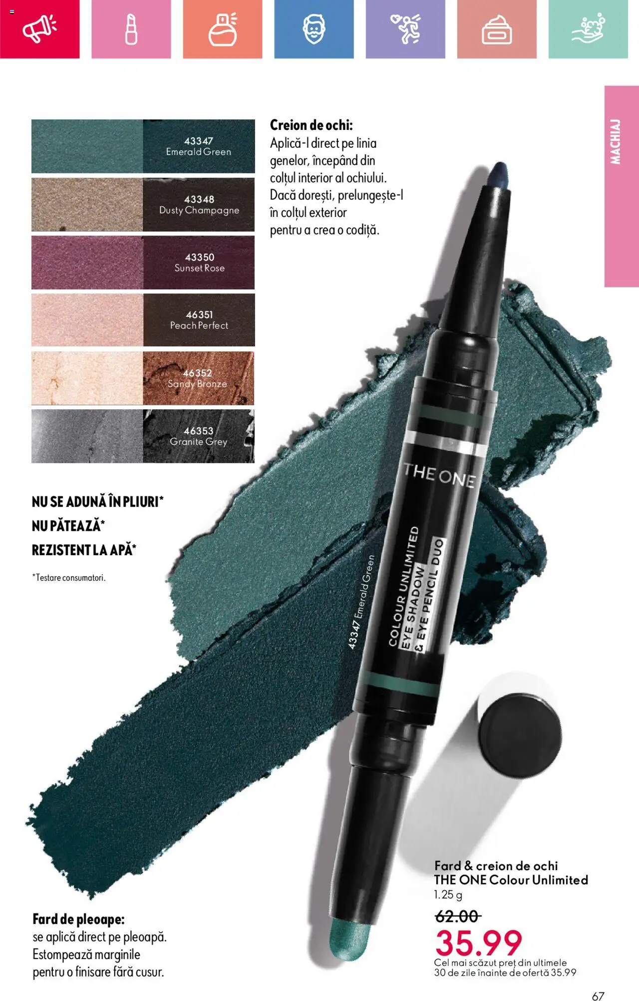 Oriflame catalog 11 2025 – valabil de la 27.07.2025 | Pagină: 67 | Produse: Machiaj, Fard de pleoape, Creion de ochi