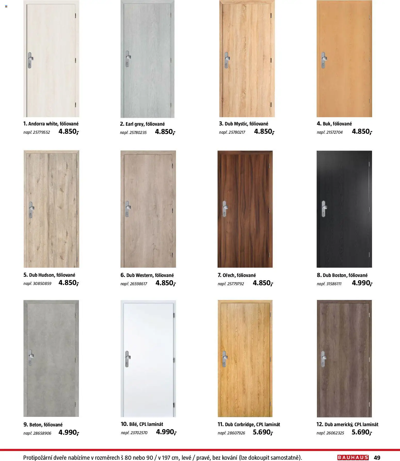 Bauhaus katalog Stavební prvky od 03.11.2025 | Strana: 49