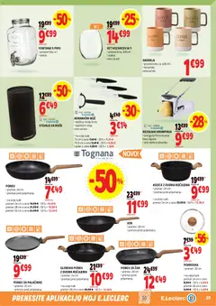 E.leclerc katalog akcije – veljaven od 22.04.2026 | Stran: 39 | Izdelki: Rezalnik, Nož, Zar, Kos
