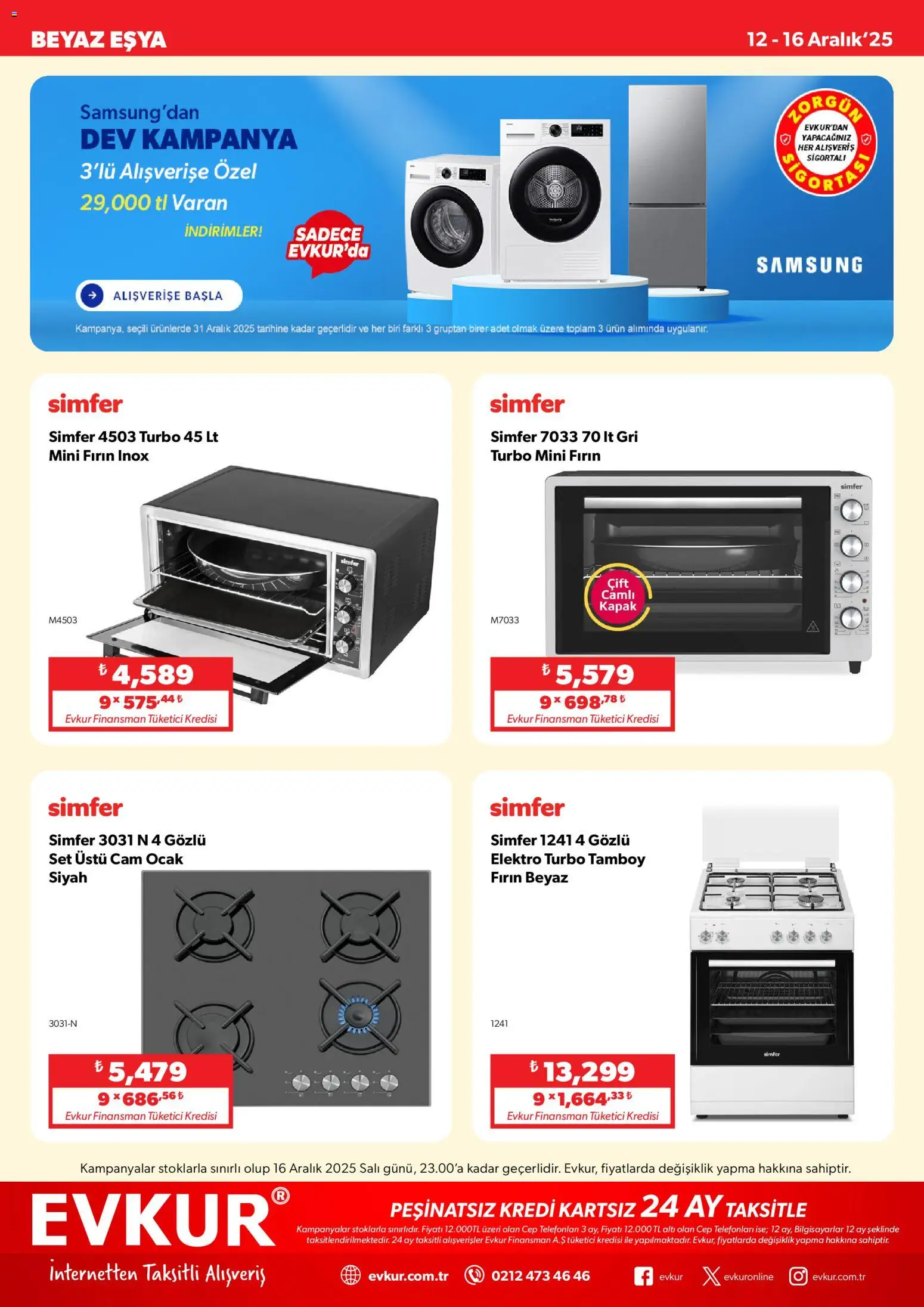 Evkur Muhteşem Fırsatlar - 12.12.2025 tarihinden itibaren geçerlidir | Sayfa: 4 | Ürünler: Fırın, Ocak