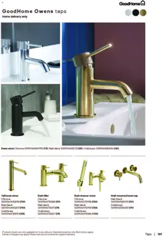 Preview of B&Q - Bathrooms valid from 16.12.2025 | Page: 169 | Products: Bath, Shower, Mixer