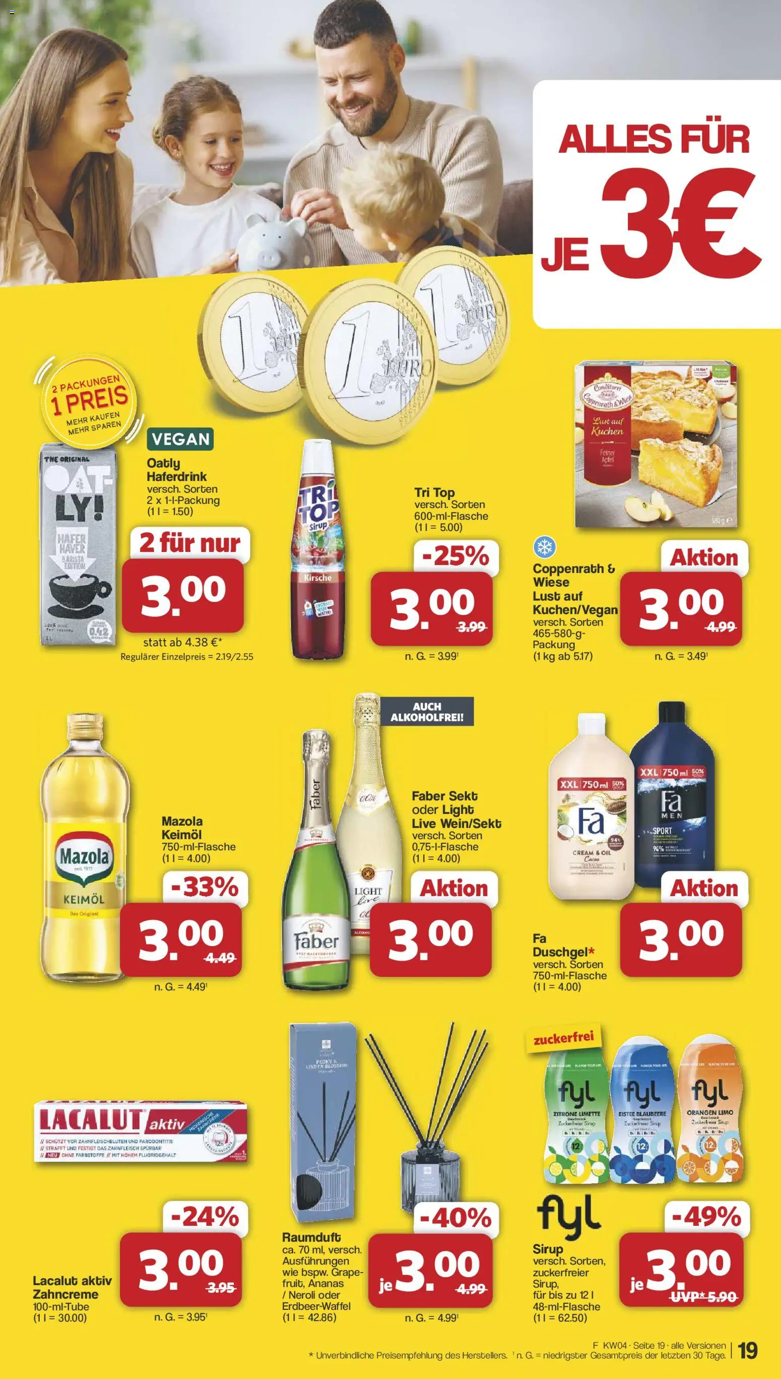 Famila Nordwest Prospekt 	 – gültig ab 19.01.2026 | Seite: 19 | Produkte: Top, Orangen, Ananas, Limette