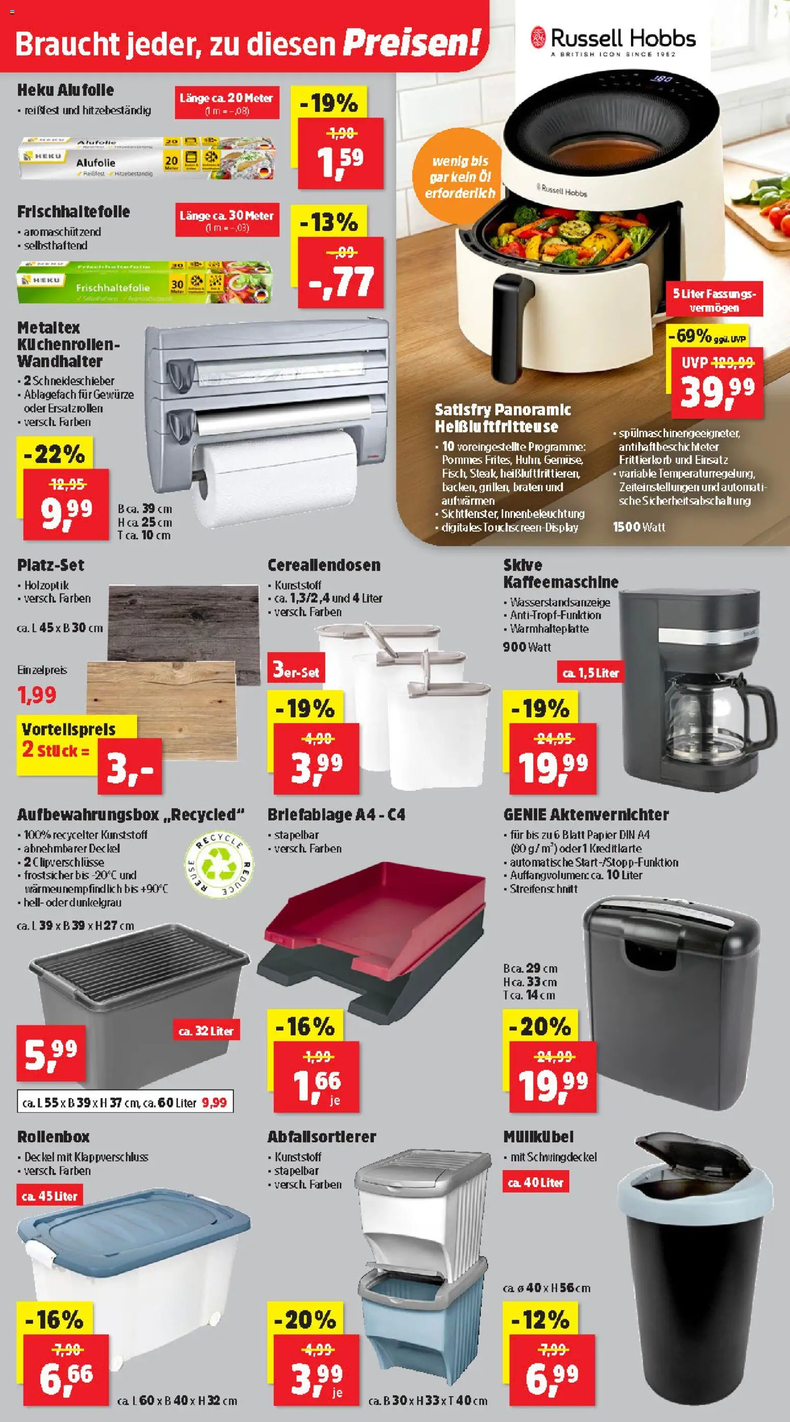 Thomas Philipps Flugblatt gültig ab 12.01.2026 | Seite: 4 | Produkte: Gewürze, Aktenvernichter, Kaffeemaschine