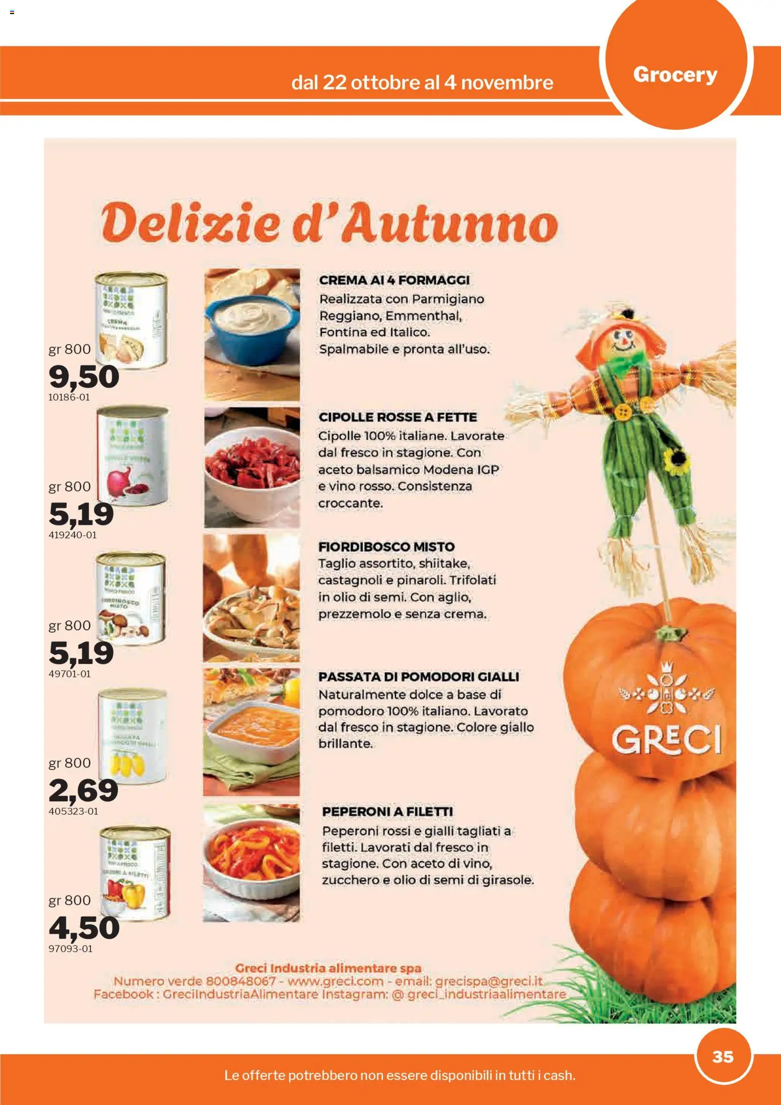 Volantino Sogegross del 22.10.2025 | Pagina: 35 | Prodotti: Cipolle, Pomodoro, Pomodori, Prezzemolo