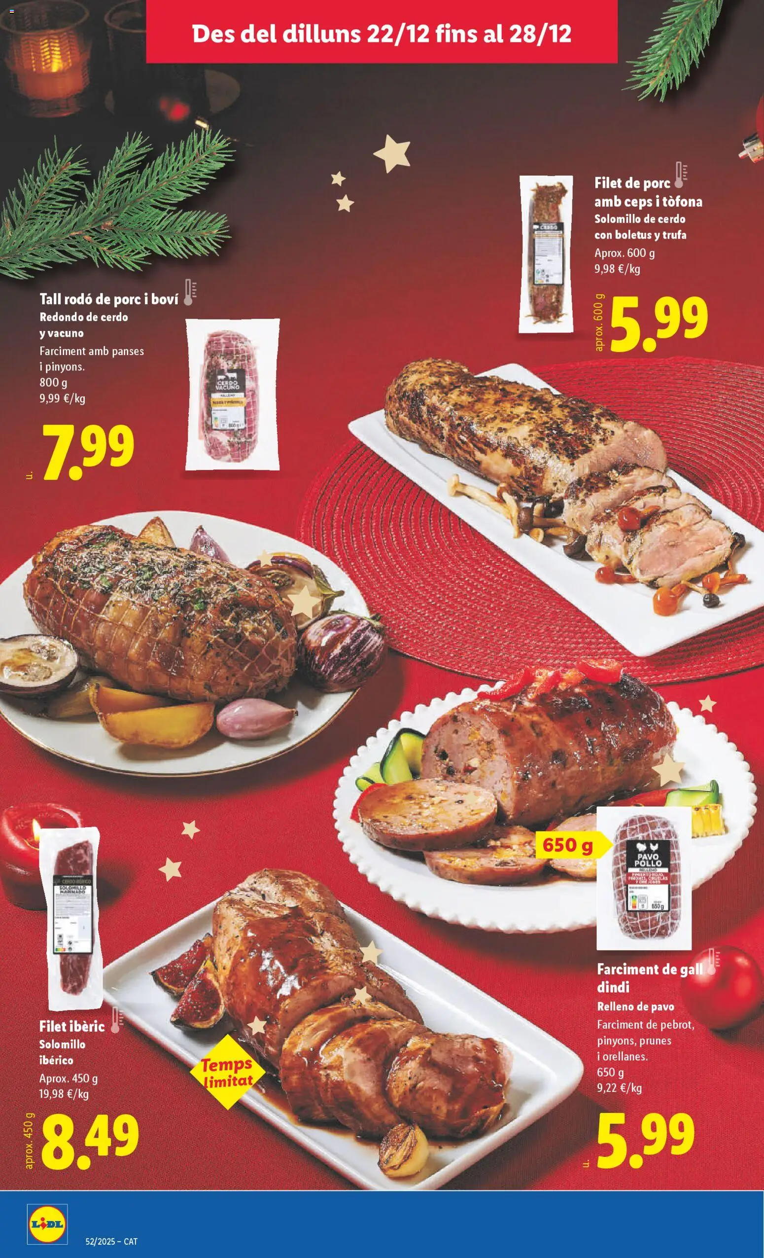 Lidl folleto │ válido desde el 22.12.2025 | Página: 6 | Productos: Solomillo de cerdo, Cerdo
