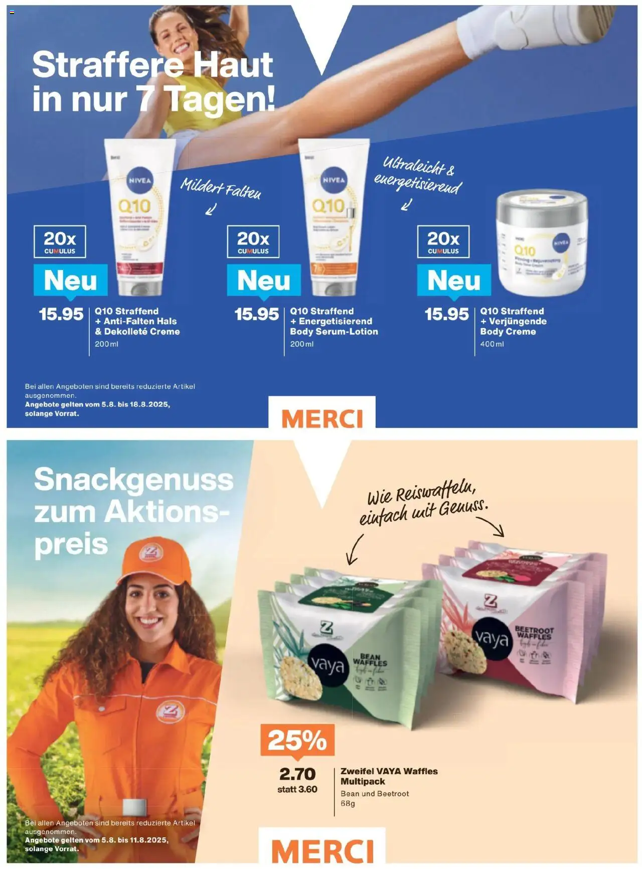 Migros - Magazin ab 05.08.2025 | Seite: 3 | Produkte: Creme