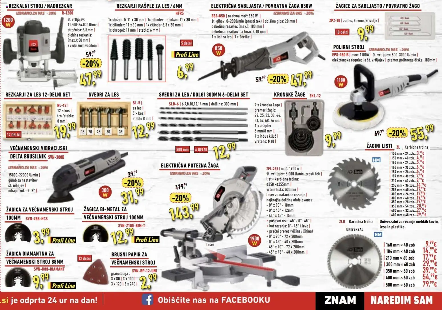 Novi Inter Diskont katalog ponudbe – veljaven od 16.12.2025 | Stran: 3 | Izdelki: Adapter, Kos, Svedri, Brusilnik