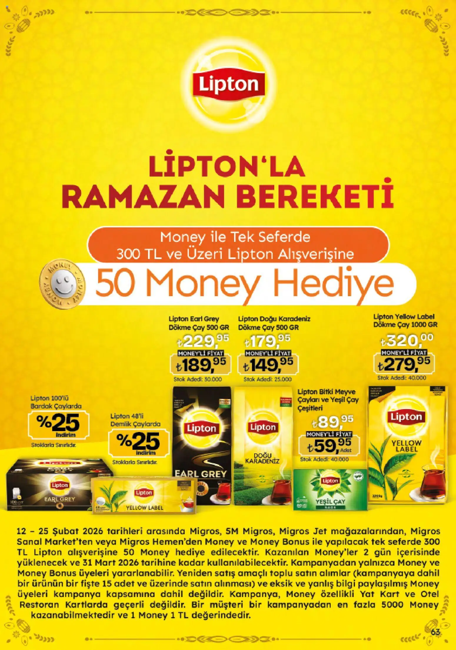 Migros Katalog - 5M Migroskop Dijital - 05.02.2026 tarihinden itibaren geçerlidir | Sayfa: 63 | Ürünler: Çay, Meyve, Zselatin, Demlik