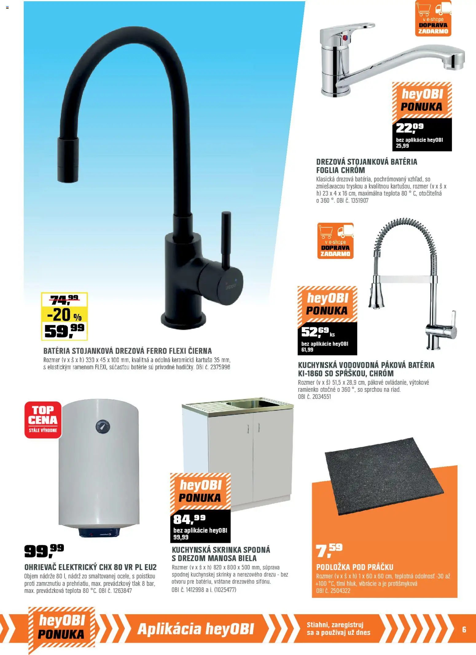 Nové OBI akcie – leták je platný od 01.02.2026 | Strana: 7 | Produkty: Stôl, Laser, Píla, Zváračka