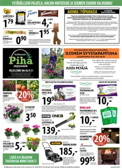  | Sivu: 5 | Tuotteet: Ruohonleikkuri, Multa, Laturi, Lehtipuhallin