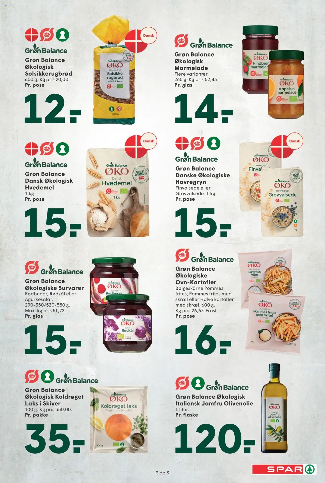 Spar tilbudsavis – gyldig fra 17.10.2025 | Side: 20 | Produkter: Hvedemel, Hindbær, Rugbrød, Marmelade