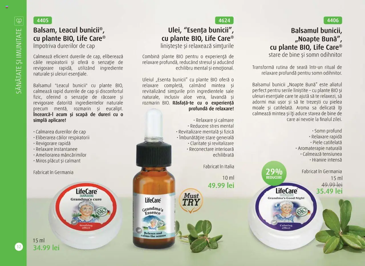 Noul catalog Life Care – valabil de la 01.10.2025 | Pagină: 14 | Produse: Şerit ödül