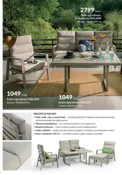 Pogląd oferty "Salony Agata Gazetka - Ogród" - ważna od 26.05.2025 | Strona: 8 | Produkty: Fotel ogrodowy, Napoje, Sofa, Fotel
