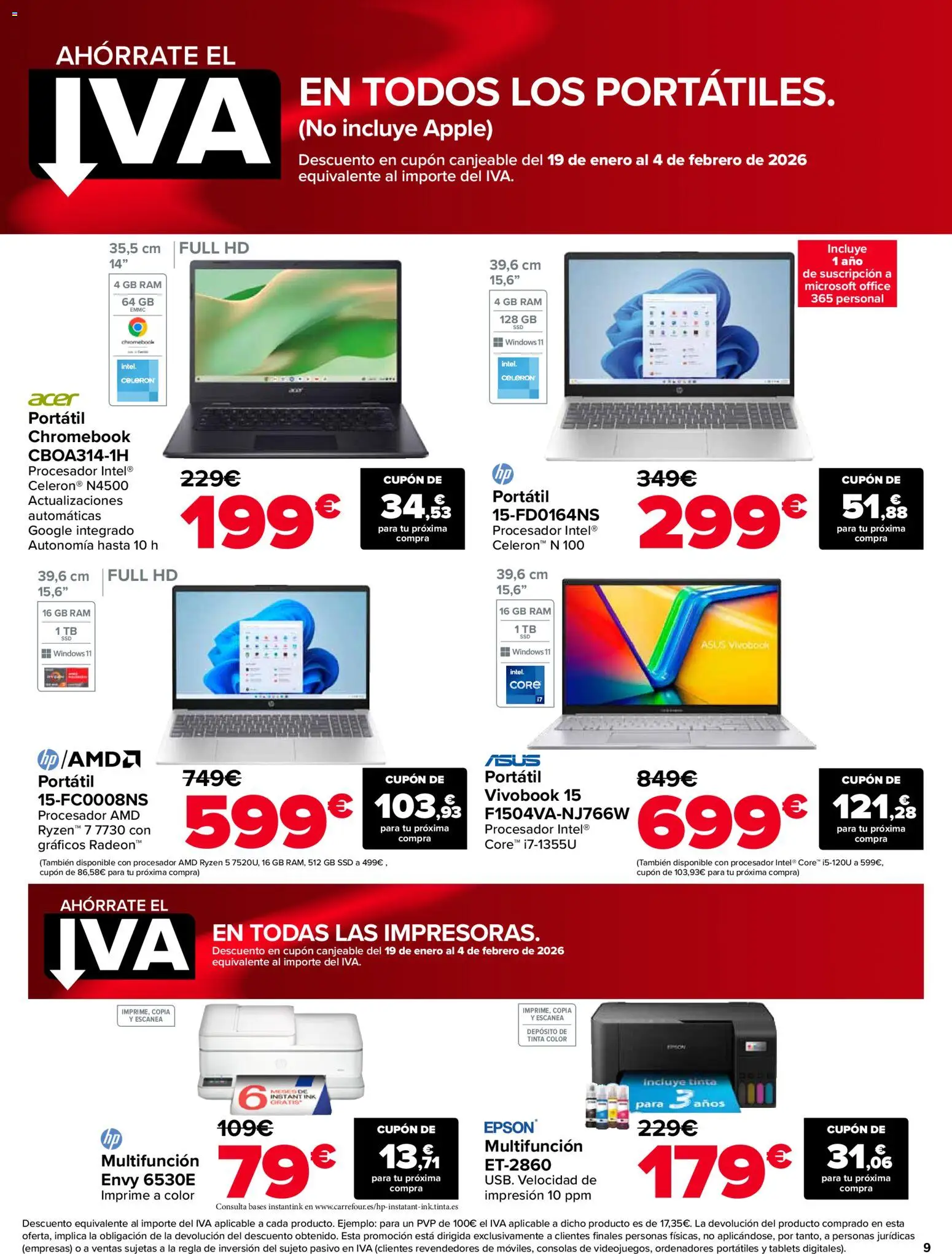 Carrefour folleto │ válido desde el 12.01.2026 | Página: 9 | Productos: Apple