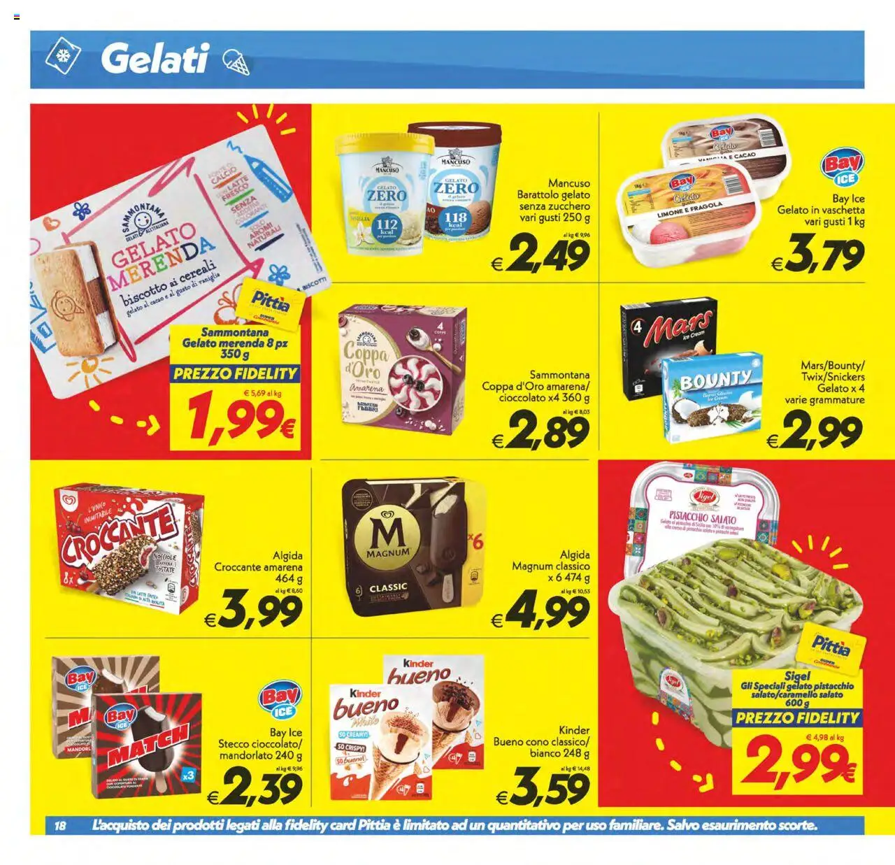 Volantino SuperConveniente del 20.06.2025 | Pagina: 18 | Prodotti: Crema, Gelato, Zucchero, Nocciole