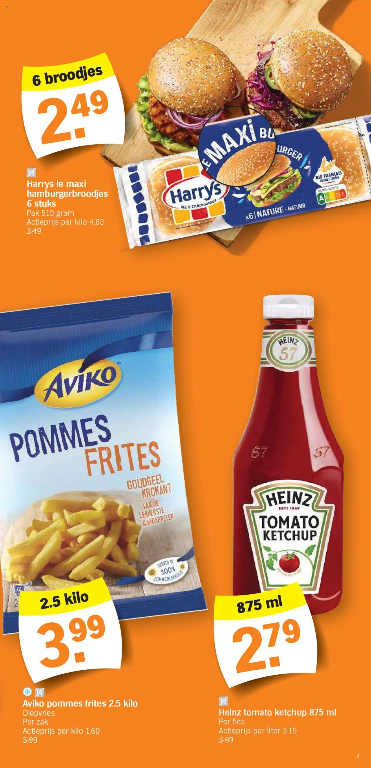  | Pagina: 7 | Producten: Fles, Ketchup, Zak, Broodjes