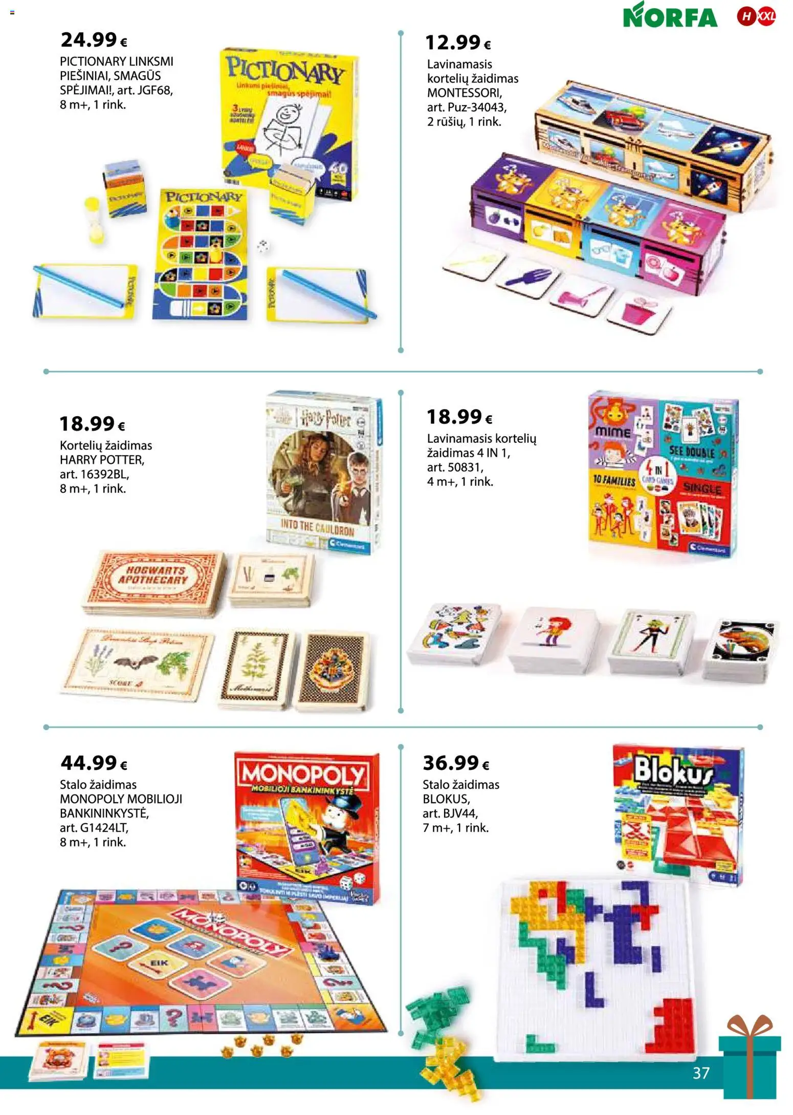 NORFA akcijos nuo 18.11.2025 | Puslapis: 37 | Prekių: Žaidimas