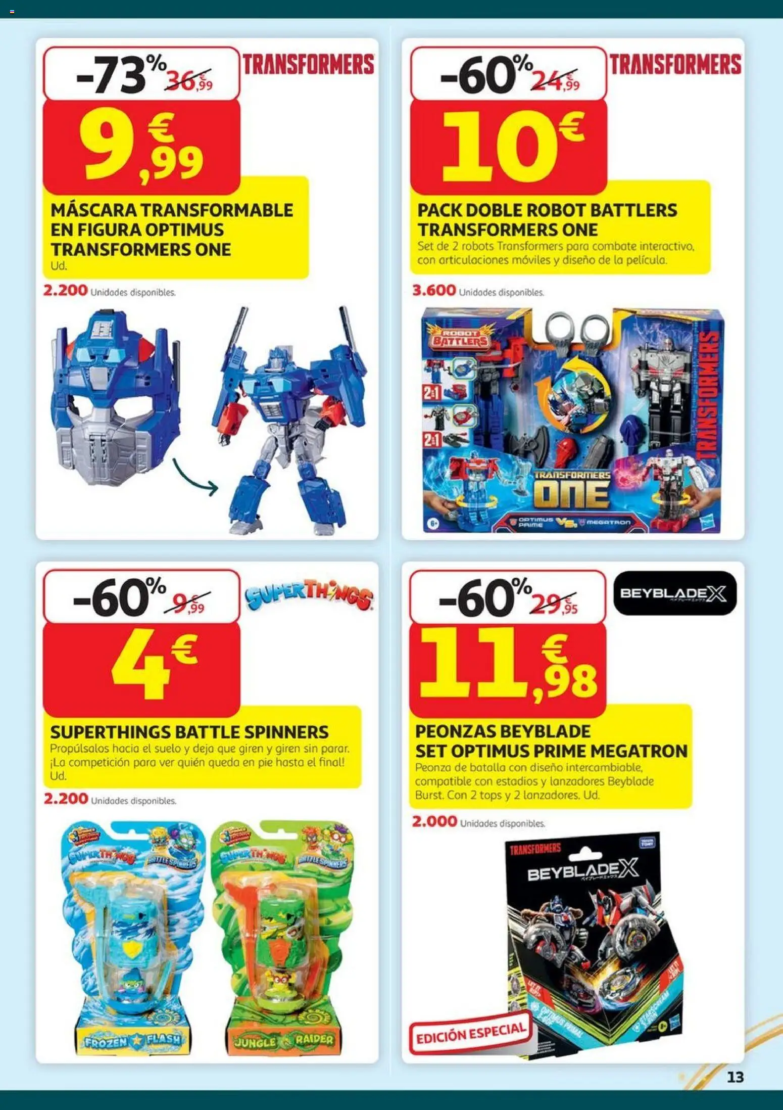 Alcampo - Joguines HG Cat │ válido desde el 23.10.2025 | Página: 13 | Productos: Máscara, Robot