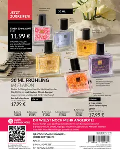 AVON Katalog April 2026 ab 01.04.2026 gültig | Seite: 204 | Produkte: Toilette, Parfüm, Eau de Toilette, Eau de Parfum