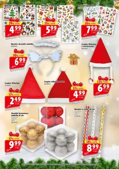 Pogląd oferty "Prim Market Gazetka świąteczna" - ważna od 01.12.2025 | Strona: 8 | Produkty: Czapka, Czapka mikołaja, Pudełko, Naklejki