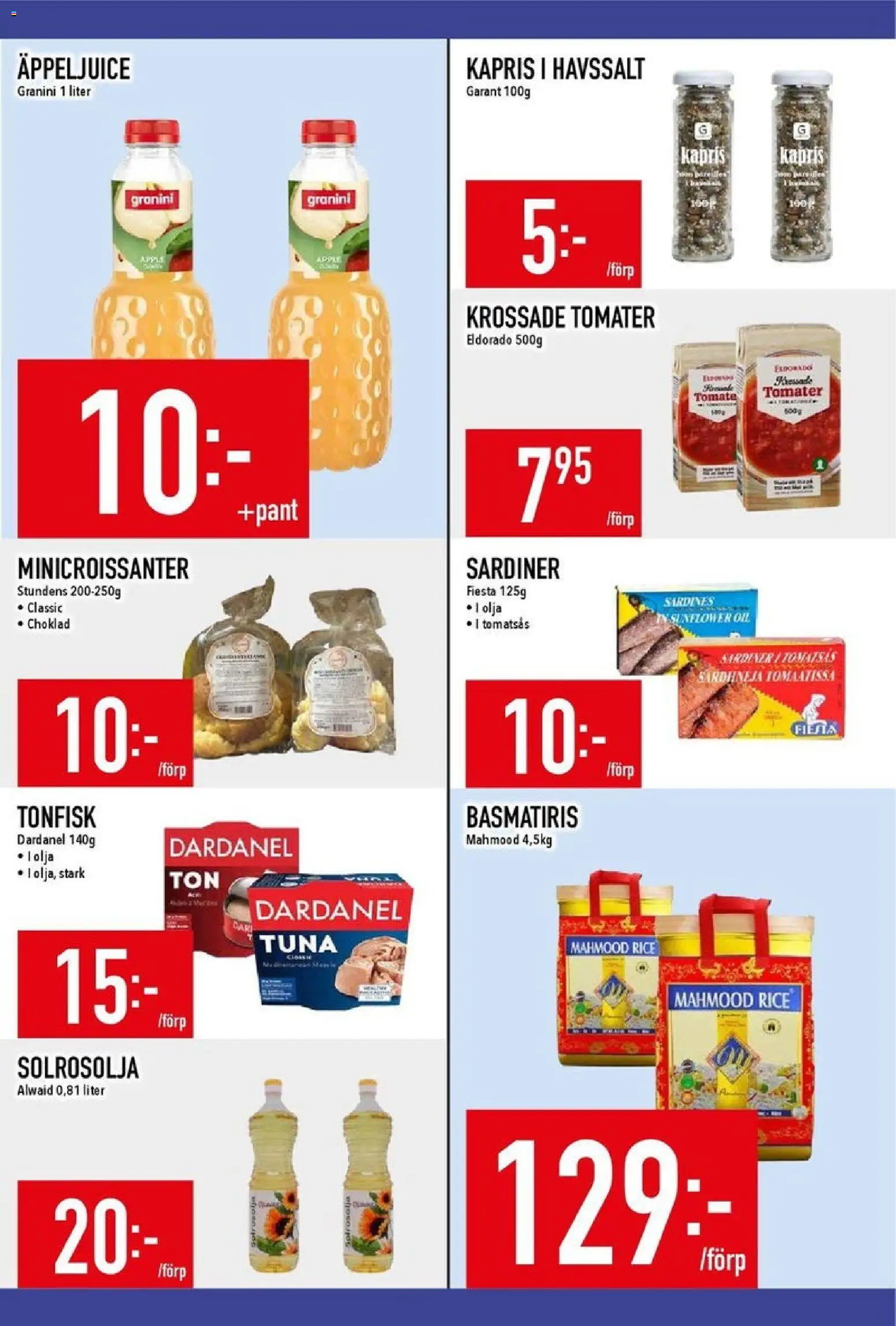Matdax reklamblad aktuell från 03.11.2025 | Sida: 16 | Produkter: Kapris, Olja, Tomater, Tomatsås