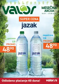 Valor katalog - pregled Valor kataloga - važi od 16.07.2025