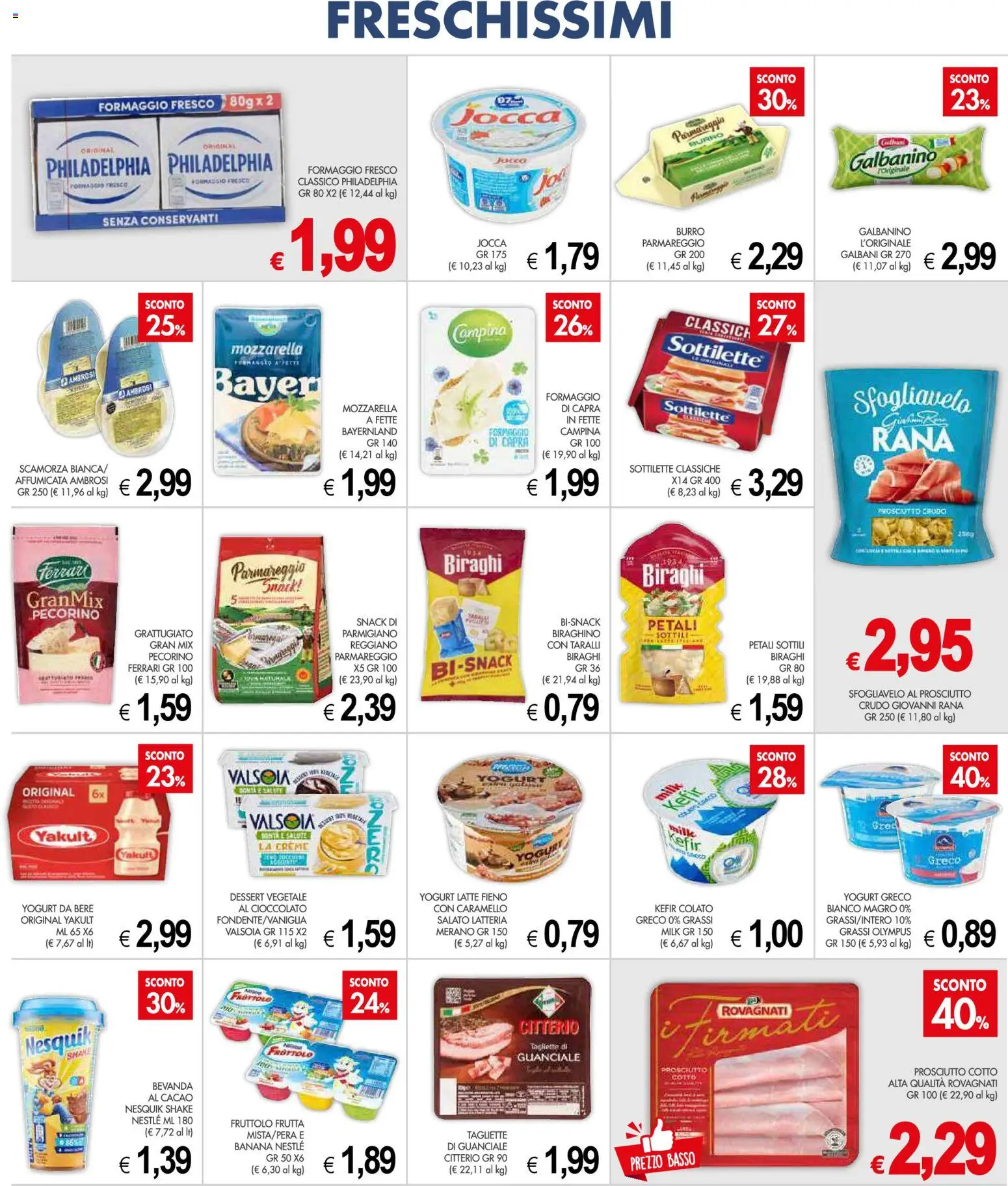 Volantino Presto Fresco del 02.03.2026 | Pagina: 5 | Prodotti: Prosciutto Crudo, Frutta, Prosciutto, Taralli