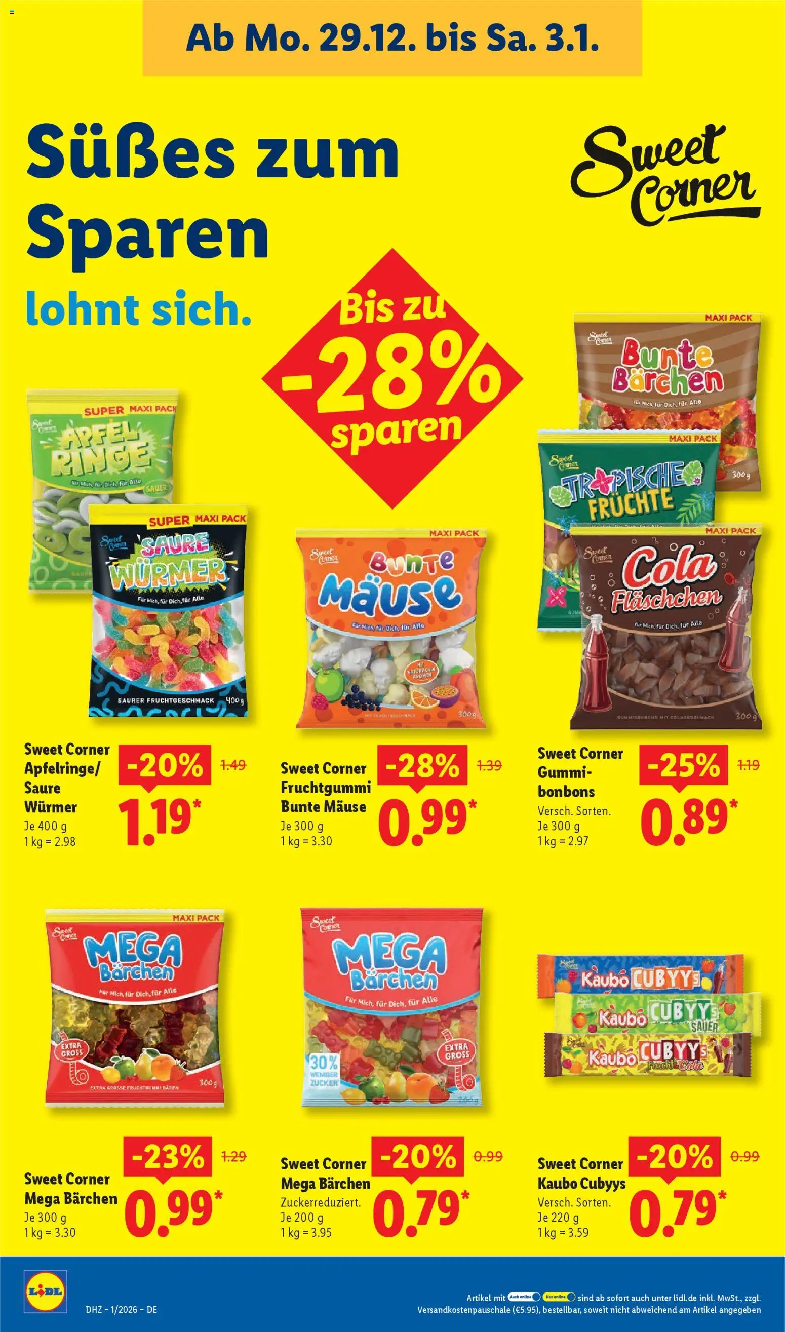 Lidl Prospekt Zossen – gültig ab 29.12.2025 | Seite: 18 | Produkte: Cola, Zucker