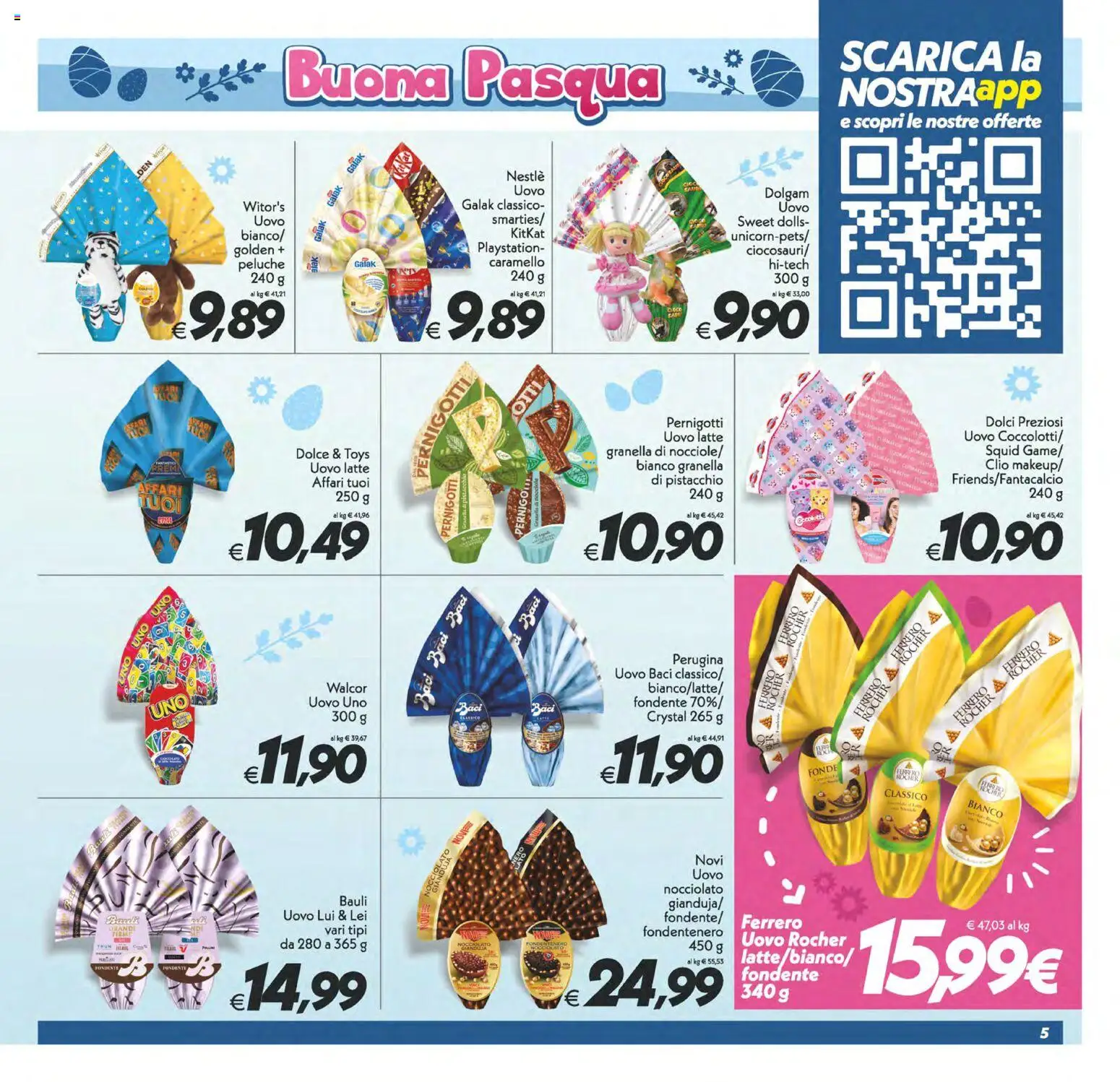 Volantino SuperConveniente del 27.03.2026 | Pagina: 5 | Prodotti: Peluche, Latte, Nocciole, Playstation