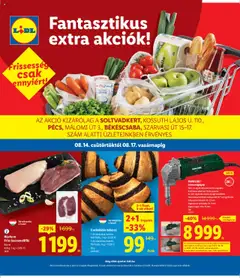 Lidl - Soltvadkert, Pécs, Békéscsaba - amely érvényes a következő dátumtól: 14.08.2025