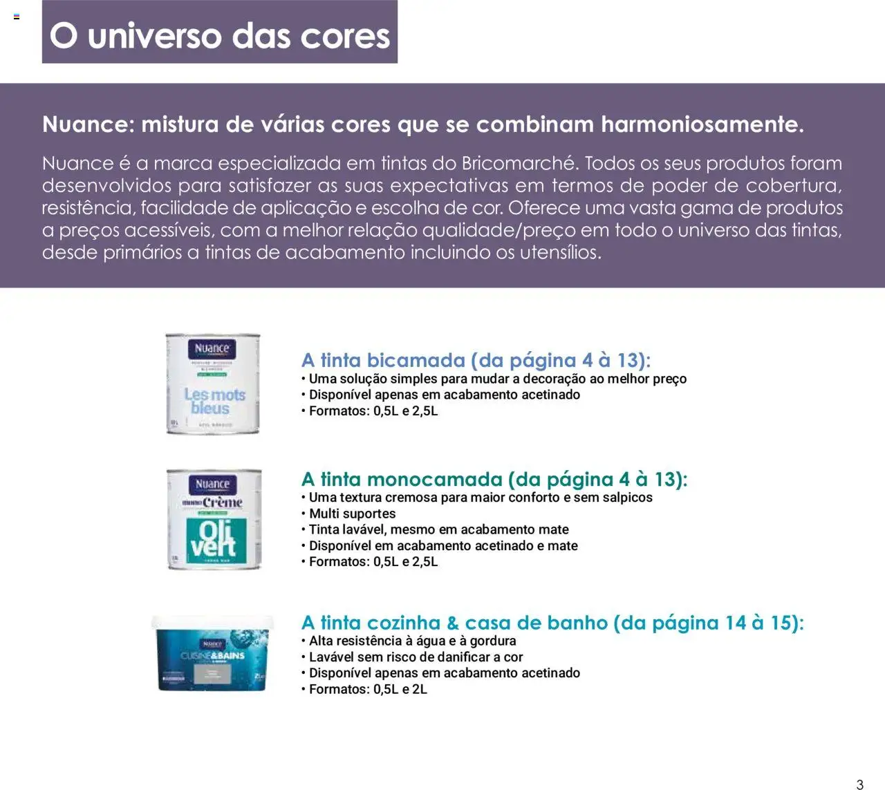 BricoMarché Nuance │ válido de 27.12.2023 | Página: 3 | Produtos: Tinta, Casa de banho, Banho