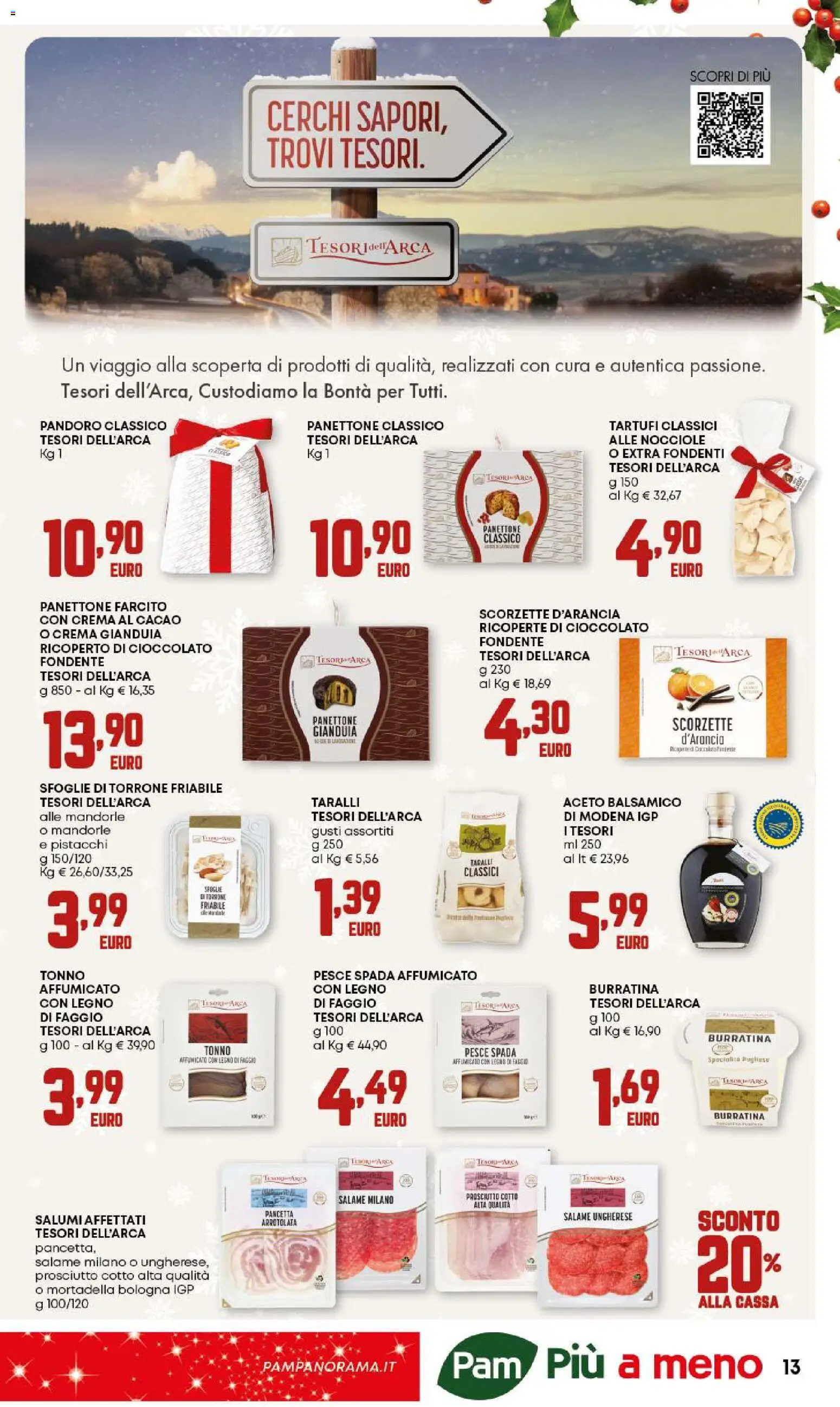 Volantino PAM del 18.12.2025 | Pagina: 13 | Prodotti: Crema, Cioccolato, Tonno, Taralli
