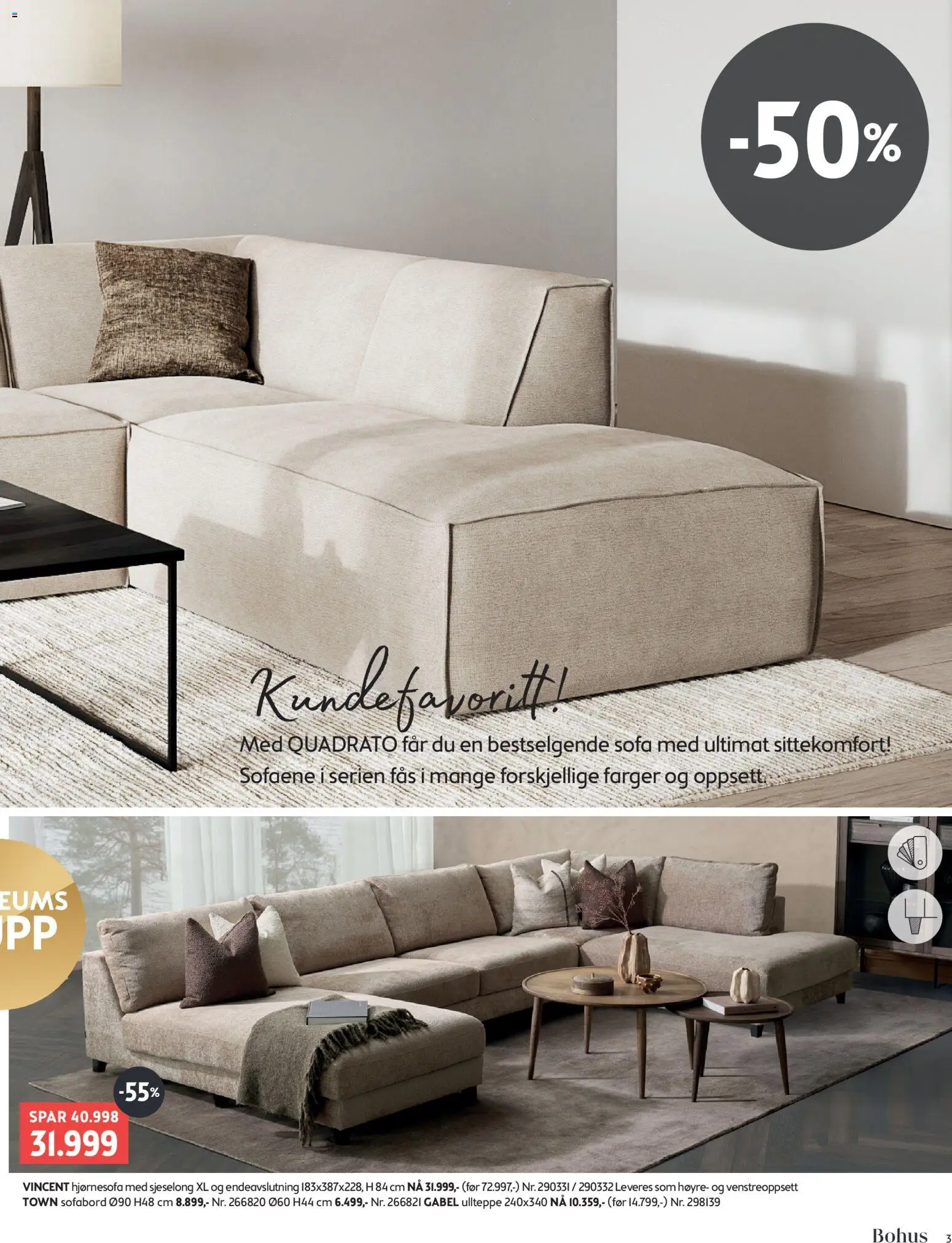 {H1} | Side: 3 | Produkter: Sofa, Sjeselong